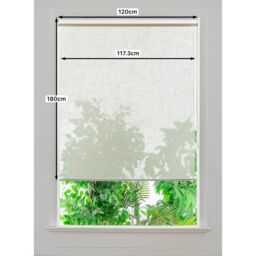 GoodHome Emini Corded Natural Sheer Roller Blind (W)120Cm (L)180Cm - thumbnail 7
