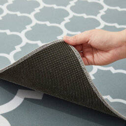 Ameha Non Slip Printed Rug Large Area 160 X 230 Cm Carpet Modern Bedroom Living Room Rug Geometric Moroccan Trellis/quatrefoil Pattern - thumbnail 8
