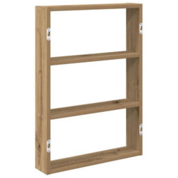 Berkfield Wall Shelf Artisan Oak 43X9X60 Cm Engineered Wood - thumbnail 6