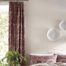 Dreams & Drapes Palais Multicoloured Pair Of Pencil Pleat Curtains With Tie-Backs - thumbnail 3