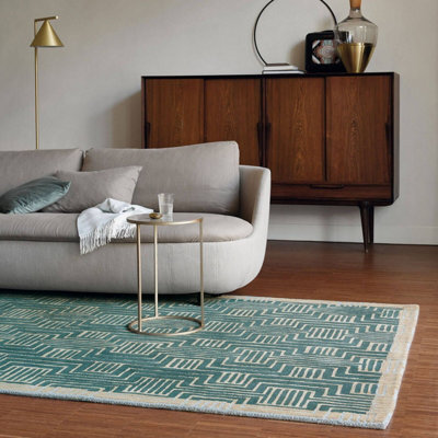 Ted Baker Kinmo 56807 Green Hand Tufted Wool Rug-200Cm X 280Cm - image 1