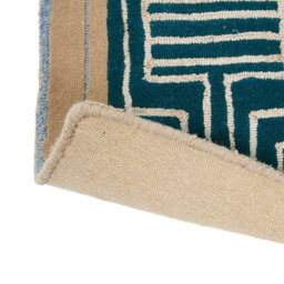 Ted Baker Kinmo 56807 Green Hand Tufted Wool Rug-200Cm X 280Cm - thumbnail 5