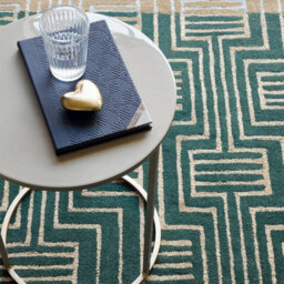 Ted Baker Kinmo 56807 Green Hand Tufted Wool Rug-200Cm X 280Cm - thumbnail 2