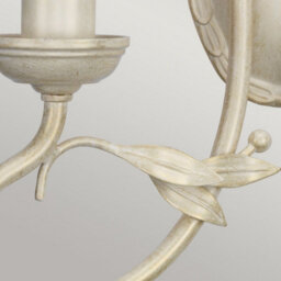 Luminosa Lighting Elstead Olivia 2 Light Indoor Candle Wall Light Gold, Ivory, E14 - thumbnail 3