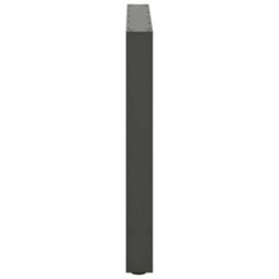 Berkfield Dining Table Legs Anthracite 2 Pcs 70X(72-73) Cm Steel - thumbnail 6