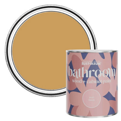 Rust-Oleum Dijon Matt Bathroom Wood & Cabinet Paint 750Ml - image 1