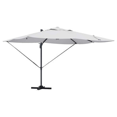 Berkfield Modern Cantilever Roma Parasol Beige, Black 352 X 251 X 265 Cm - image 1