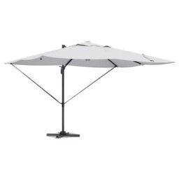 Berkfield Modern Cantilever Roma Parasol Beige, Black 352 X 251 X 265 Cm - thumbnail 3