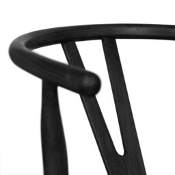 Nicholas Winter Wooden Scandi Danish Style Bar Stools - Black/natural - Pack Of 2 - thumbnail 7