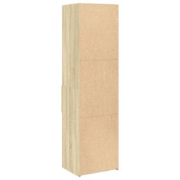 Berkfield Highboard Sonoma Oak 50X42.5X185 Cm Engineered Wood - thumbnail 6