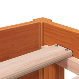 Berkfield Day Bed Wax Brown 90X200 Cm Solid Wood Pine - thumbnail 8