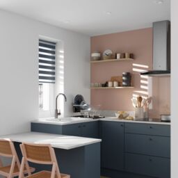 GoodHome Elin Corded Blue Storm Day & Night Roller Blind (W)90Cm (L)180Cm - thumbnail 6