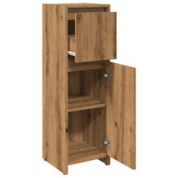 Berkfield Bathroom Cabinet Artisan Oak 30X30X95 Cm Engineered Wood - thumbnail 7