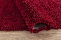 Modern Extra Large Small Soft 5Cm Shaggy Non Slip Bedroom Living Room Carpet Runner Area Rug - Red 120 X 170 Cm - thumbnail 3