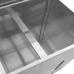 MonsterShop Galvanised Steel Coal Storage Bunker - 350Kg - thumbnail 4