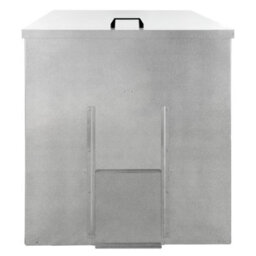 MonsterShop Galvanised Steel Coal Storage Bunker - 350Kg