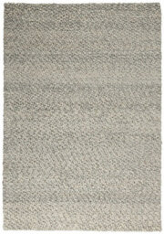 Grey Ivory Wool Handmade Luxurious Modern Rug Easy To Clean Living Room And Bedroom-61Cm X 91Cm - thumbnail 4