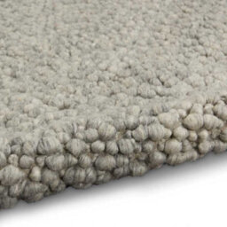 Grey Ivory Wool Handmade Luxurious Modern Rug Easy To Clean Living Room And Bedroom-61Cm X 91Cm - thumbnail 3