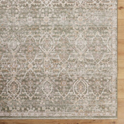 Livabliss Galey Alix Myrtle Avenue-Vintage Brown Green Grey Traditional Boho Fringe Living Dining Bedroom Rug 140 X 200 Cm Easy Care - thumbnail 7