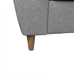 Furnishings For Less UK Baxter Fabric L Shaped 3 Seater Corner Sofa With Chaise Silver Left Hand Facing - thumbnail 5