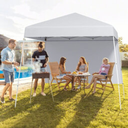 Gainoom 300 X 300 Cm Pop Up Canopy Tent White Foldable Outdoor Patio Shelter Gazebo - thumbnail 3