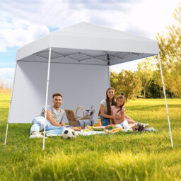 Gainoom 300 X 300 Cm Pop Up Canopy Tent White Foldable Outdoor Patio Shelter Gazebo - thumbnail 1
