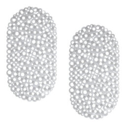 Showerdrape Otto Clear Anti Slip Pvc Bath Mat 69Cm X 36Cm 2 Set