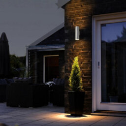 2 Pack Stainless Steel Outdoor Wall Lights Ip65 Up Down Gu10 - thumbnail 5