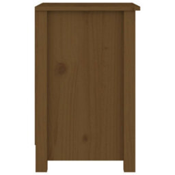 Berkfield Bedside Cabinets 2 Pcs Honey Brown 40X35X55 Cm Solid Wood Pine - thumbnail 5