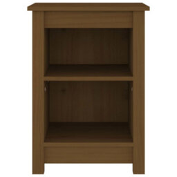 Berkfield Bedside Cabinets 2 Pcs Honey Brown 40X35X55 Cm Solid Wood Pine - thumbnail 4
