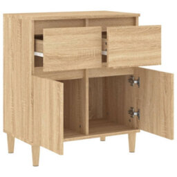 Berkfield Elegant Sideboard Sonoma Oak 60X35X70 Cm Engineered Wood - thumbnail 6