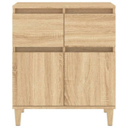 Berkfield Elegant Sideboard Sonoma Oak 60X35X70 Cm Engineered Wood - thumbnail 7