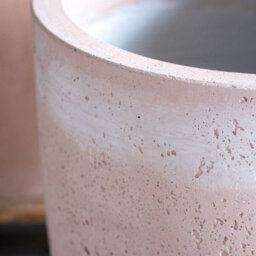 Jōbū Jobu Home - 100Cm Xxl Concrete Vase Planter For Statement Trees - 172L Vessara - Blushstone (Pink Beige Terracotta) - thumbnail 6