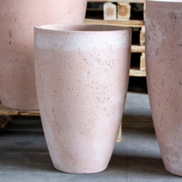 Jōbū Jobu Home - 100Cm Xxl Concrete Vase Planter For Statement Trees - 172L Vessara - Blushstone (Pink Beige Terracotta) - thumbnail 5