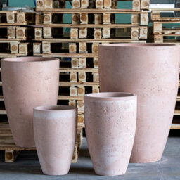 Jōbū Jobu Home - 100Cm Xxl Concrete Vase Planter For Statement Trees - 172L Vessara - Blushstone (Pink Beige Terracotta) - thumbnail 8