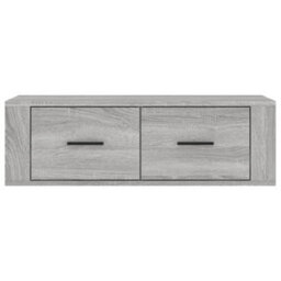 Walplus Hanging Tv Cabinet Grey Sonoma 80X36X25 Cm Engineered Wood - thumbnail 7