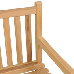 Berkfield Garden Bench 228 Cm Solid Teak Wood - thumbnail 6