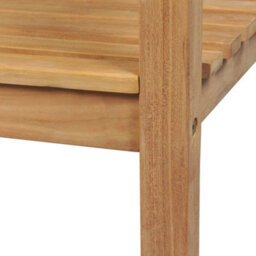 Berkfield Garden Bench 228 Cm Solid Teak Wood - thumbnail 5