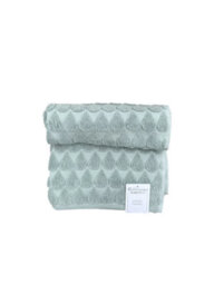 Teardrop 600Gsm Heavyweight Cotton 2 Pack Hand Towel Jadeite Green - thumbnail 2
