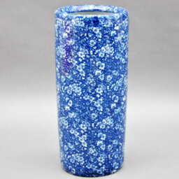 Minster Peasely Round Umbrella Stand - Vase - L20 X W20 X H46 Cm - Blue/white - thumbnail 1