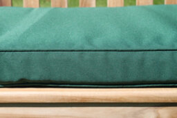 Garden Market Place Garden Furniture Cushion- Cushion For 3 Seater Garden Bench Green - thumbnail 2