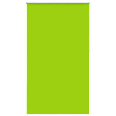 Berkfield Roller Blind Blackout Leaves Green 125X230 Cm Fabric Width 121.6 Cm Polyester - image 1