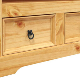 Berkfield Rustic Tv Cabinet Mexican Pine Corona Range 91X43X56 Cm - thumbnail 8