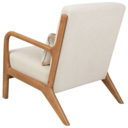 Beliani Armchair Skovde Fabric Light Beige - thumbnail 5