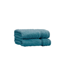 Catherine Lansfield Zero Twist Cotton Face Cloth Pair Teal Green - thumbnail 3