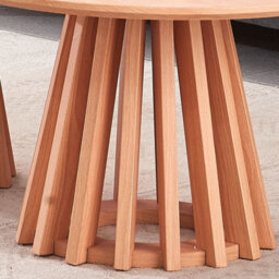 PureLifestyleWonders Designer Coffee Table Twin Set With Wood Grain Effect Catalina - thumbnail 4