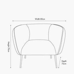 Pacific Lifestyle Lucca Burnt Orange Velvet And Metal Modern Occasional Armchair - thumbnail 9
