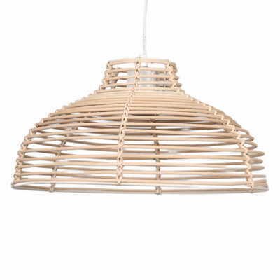 First Choice Lighting Katrina - Rattan Dome Pendant Lightshade - image 1