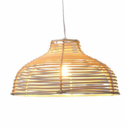 First Choice Lighting Katrina - Rattan Dome Pendant Lightshade - thumbnail 2
