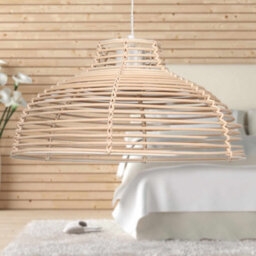 First Choice Lighting Katrina - Rattan Dome Pendant Lightshade - thumbnail 4